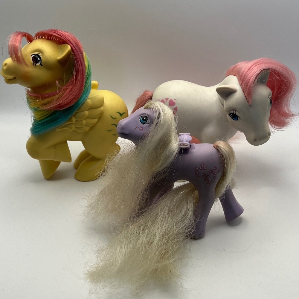 My Little Pony G1 Lot of 3 Forget Me Not Sundance Skydancer Need TLC AS IS
